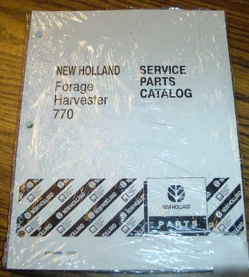 New holland 770 forage harvester parts catalog manual