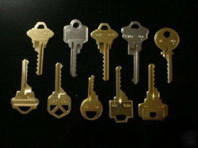 10 most used deepest machined cut depth key keys fast