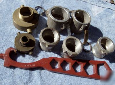 Lot hydrant/irrigation/hose's couplings,fittings,wrench