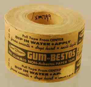 Gum bestos non asbestos paper tape 50FT 3IN wide