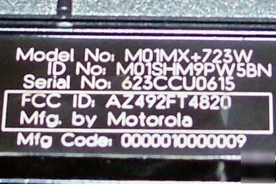Motorola mcs 2000 uhf radio flashport mic/speaker 