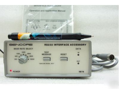 Sencore IB78 RS232 interface accessory * *