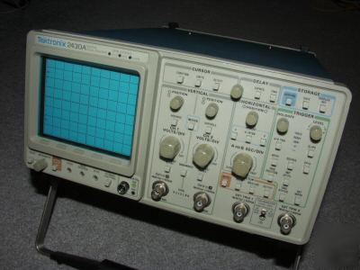 Tektronix 2430A 150MHZ digital oscilloscope cal'd