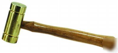 32 oz brass hammer with hickory handle made in usa