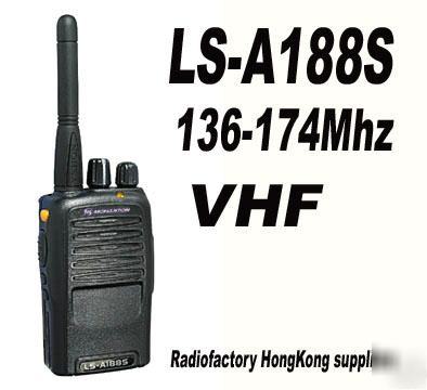 Lisheng ls-A188S vhf radio 136-174MHZ+ prog cable 
