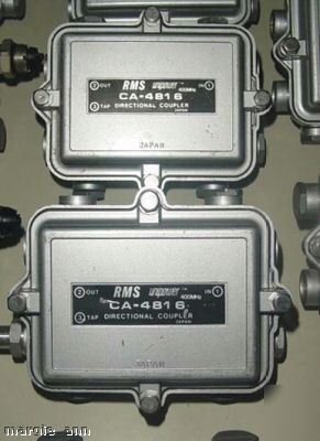 Lot 24 rms unipower couplers splitters 400MHZ / 550MHZ