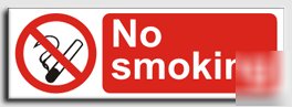 No smoking sign-adh.vinyl-300X100MM(pr-076-ak)