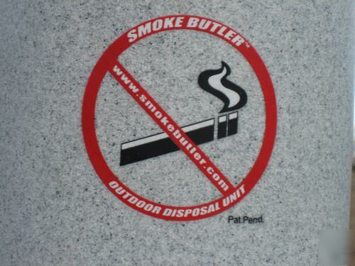 Smoke butler outdoor cigarette ashtray ash urn ash tray