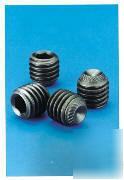 100 alloy knurled point socket set screws 6-32 x 1
