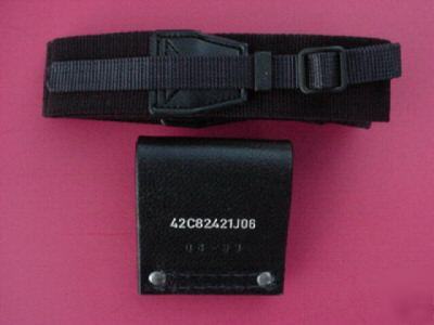 Motorola leather swivel clip & strap for radio holster 