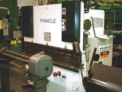 Pinnacle hydraulic press brake, 45 ton x 2M, 6 plus ft.