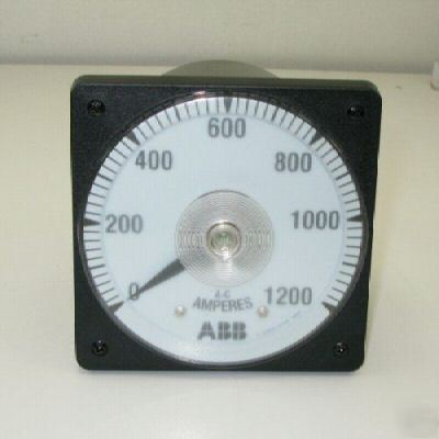 Abb 0-1200 ac amperes ammeter