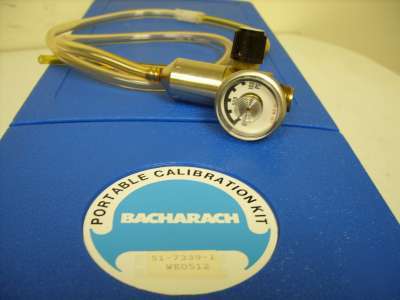 Bacharach portable calibration kit 51-7339