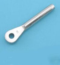 316 stainless steel swage aircraft eye 1/8