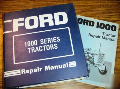Ford 1000 & 1100 tractor repair service shop manual