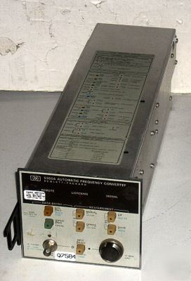 Hp 5355A frequency converter plug-in used w/5345A