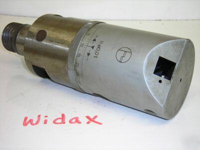 Used widax adjustable boring head p/n- 261 00 940 