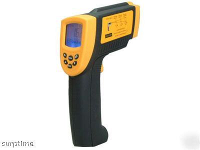 Yellow digital infrared 1250 degree measure thermometer