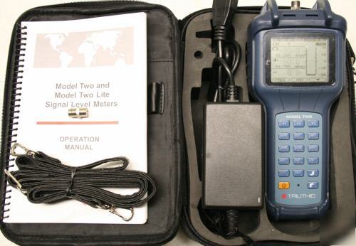 Trilithic model two coax catv signal level meter