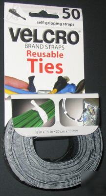 600 reusable cable ties - velcro straps - free shipping