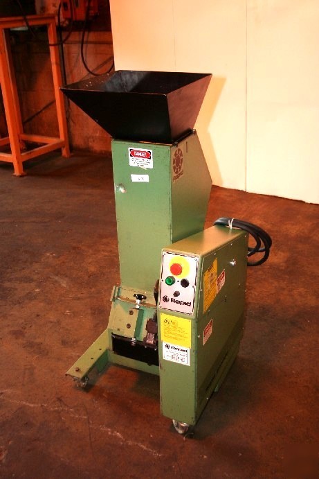Rapid grinder 69-sr, 1996, 5 hp granulator, #6177 wh