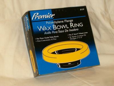 #TR01 - wax toilet bowl ring with flange