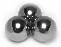 Three 25MM dia. 302 stainless bearing balls