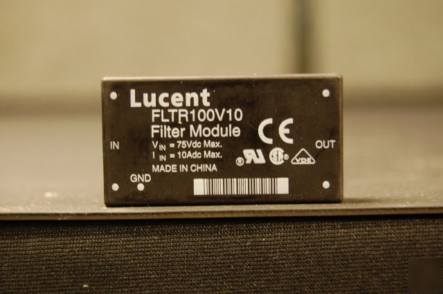 Lucent FLTR100V10 filter module (75VDC/10ADC)