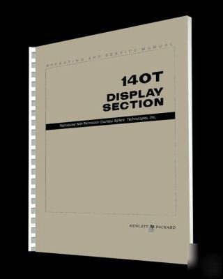 Hp 140T service - operators manual reprint + cd