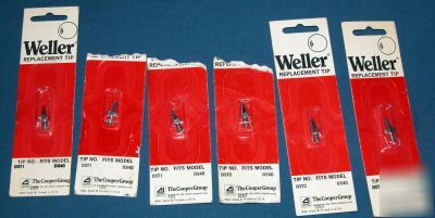 Weller soldering replacement tips for DS40, DST1 & DST2