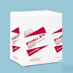 Wypall X70 rags white quarterfold wipers kcc 41200