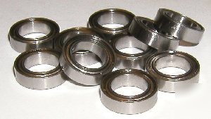 10 miniature bearing 7MM x 13 stainless 7MM x 13MM x 4