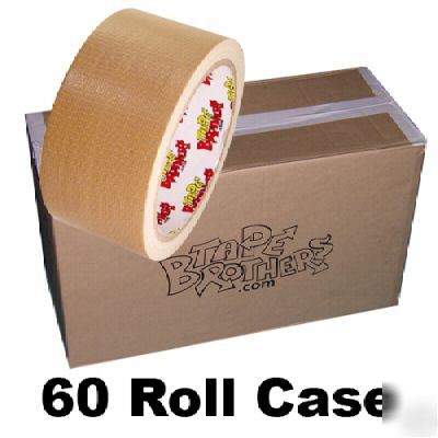 60 roll case of tan duct tape 2
