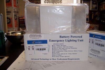 New battery powered emergency lighting units