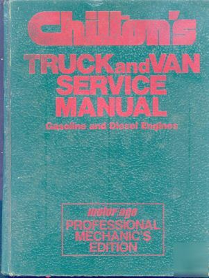 Professional truck & van service manual 1981& earlier