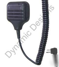 Shoulder speaker mic for motorola radios 2 prong plug