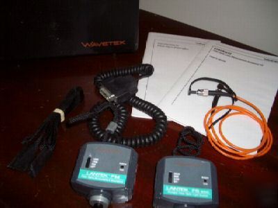 Wavetek/lantek fiber optic loss measurement acc. kit