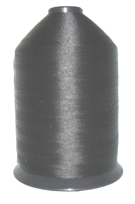 Nylon 69 black industrial sewing machine thread consew