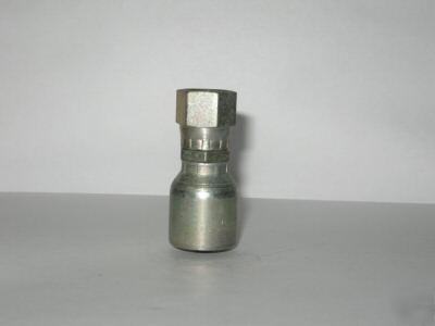 Parker hydraulic hose fitting #6 fjic generic