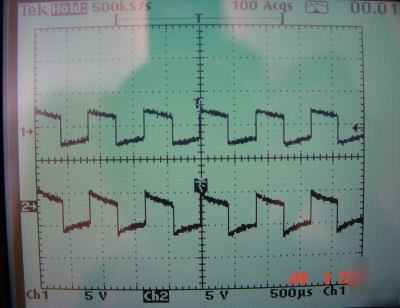 Tektronix THS720 100MHZ,500MSA/s,2CH oscilloscope+P6122
