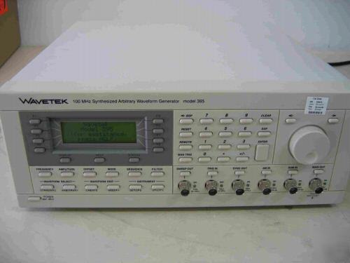 Wavetek 395 synthesized arb waveform generator 100 mhz