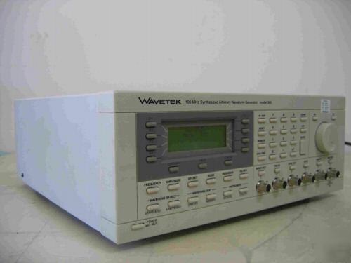 Wavetek 395 synthesized arb waveform generator 100 mhz