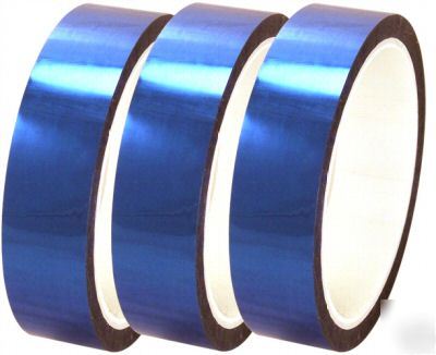 3 blue metallic film tape (mylar) 1