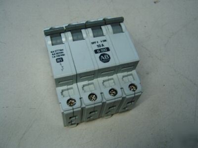 Allen bradley 10A circuit breaker m/n: 1492-CB3 G100