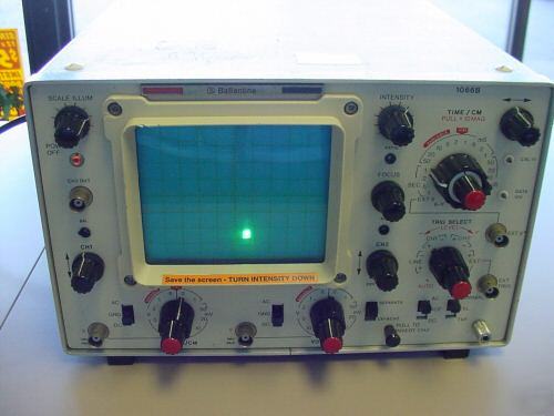 Ballantine 1066B 2 channel time lab oscilloscope