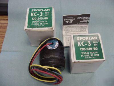 New lot of sporlan model: kc-3 coil kit, . qty. 2 <