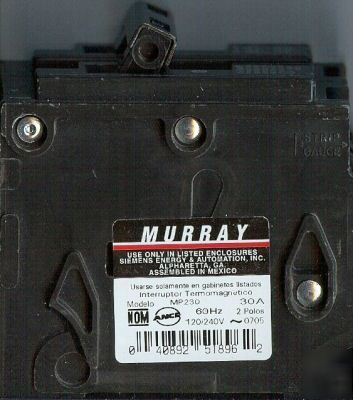 New murray 20A 1-pole circuit breaker, item