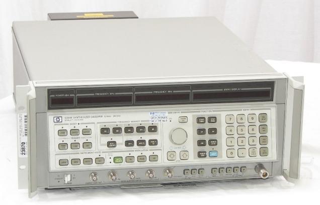 Hp 8341B synthesized sweeper 20GHZ signal generator =)