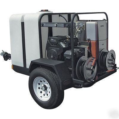 Pressure washer 8 gpm 3000 psi - 25 hp trailer mounted