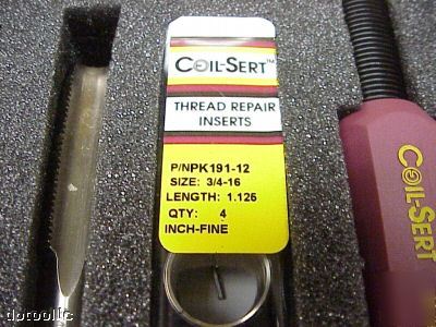 3/4-16 coil-sert thread repair kits